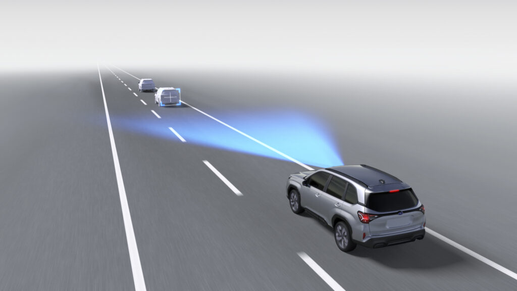 Адаптивний круїз-контроль (EyeSight) з управлінням на кермі