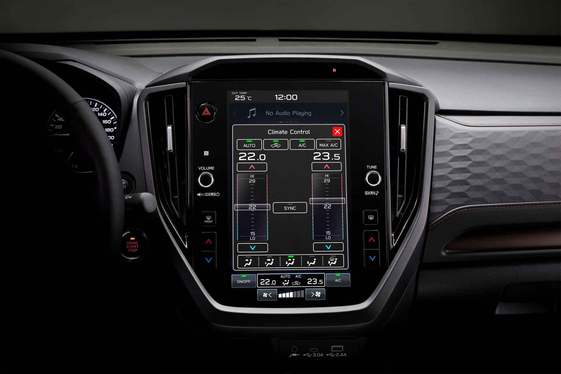 Двозонна автоматична система клімат-контролю